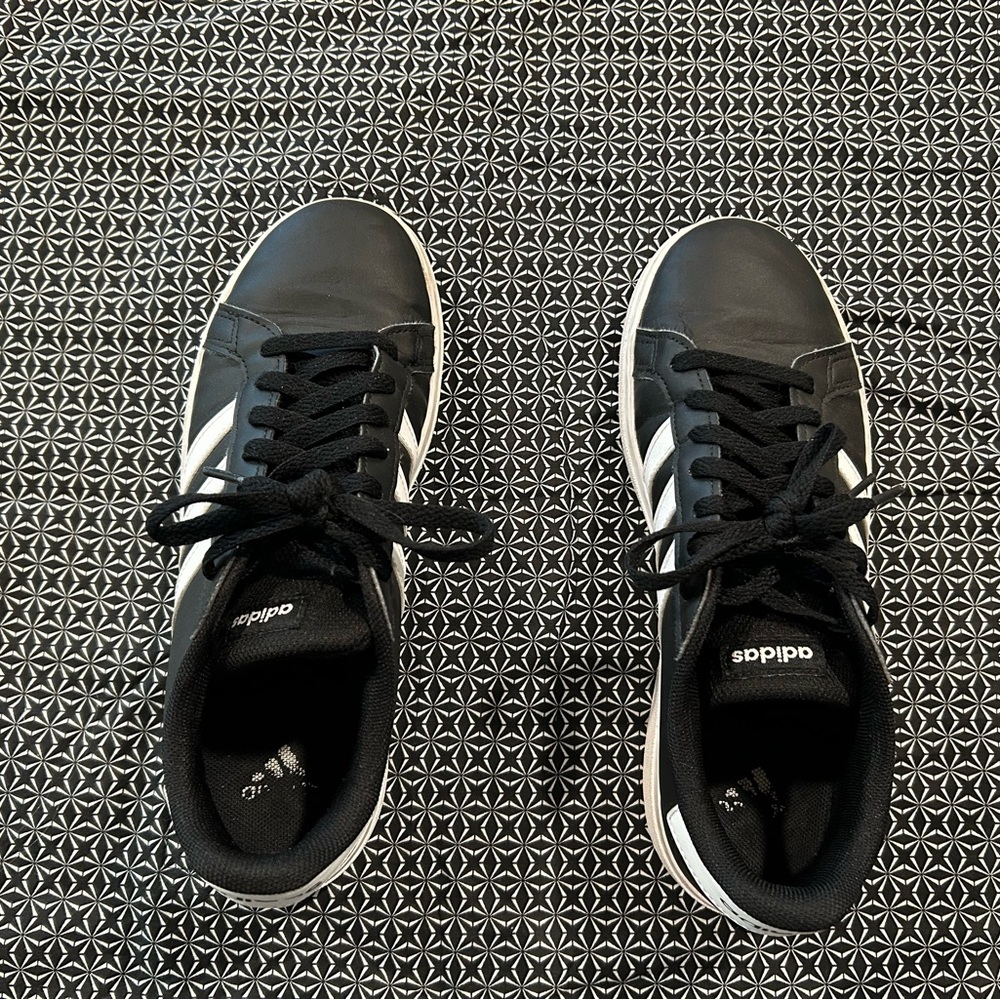 Adidas Women’s Black & White Low-Top Sneakers